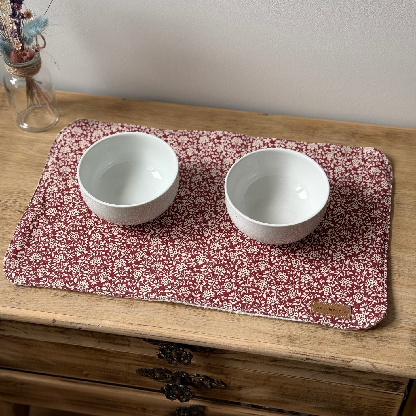 Tapis de gamelle nid d'abeille